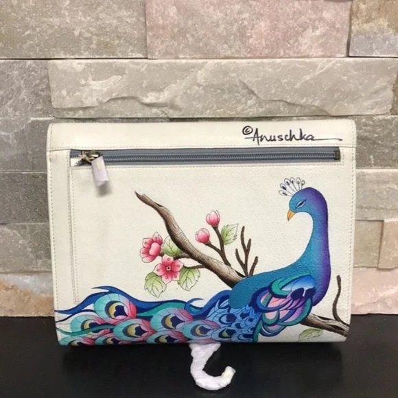 Anuschka Hand Painted Leather Travel Organizer - Picture 5 of 5